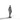 Silver statue of Abraham Lincoln made from 999 fine silver.
