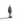 Silver statue of Abraham Lincoln made from 999 fine silver.