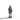 Silver statue of historical figure in 999 fine silver.