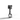 Silver statue piston with 999 fine silver detailing on black background.