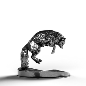 Arctic Fox - SignalOaks Silver Statue