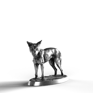 Dingo - SignalOaks Silver Statue