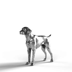 German Shorthaired Pointer - SignalOaks Silver Statue