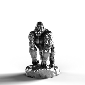 Gorilla - SignalOaks Silver Statue