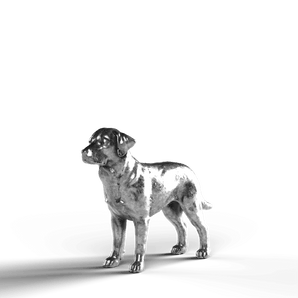 Labrador Retriever - SignalOaks Silver Statue
