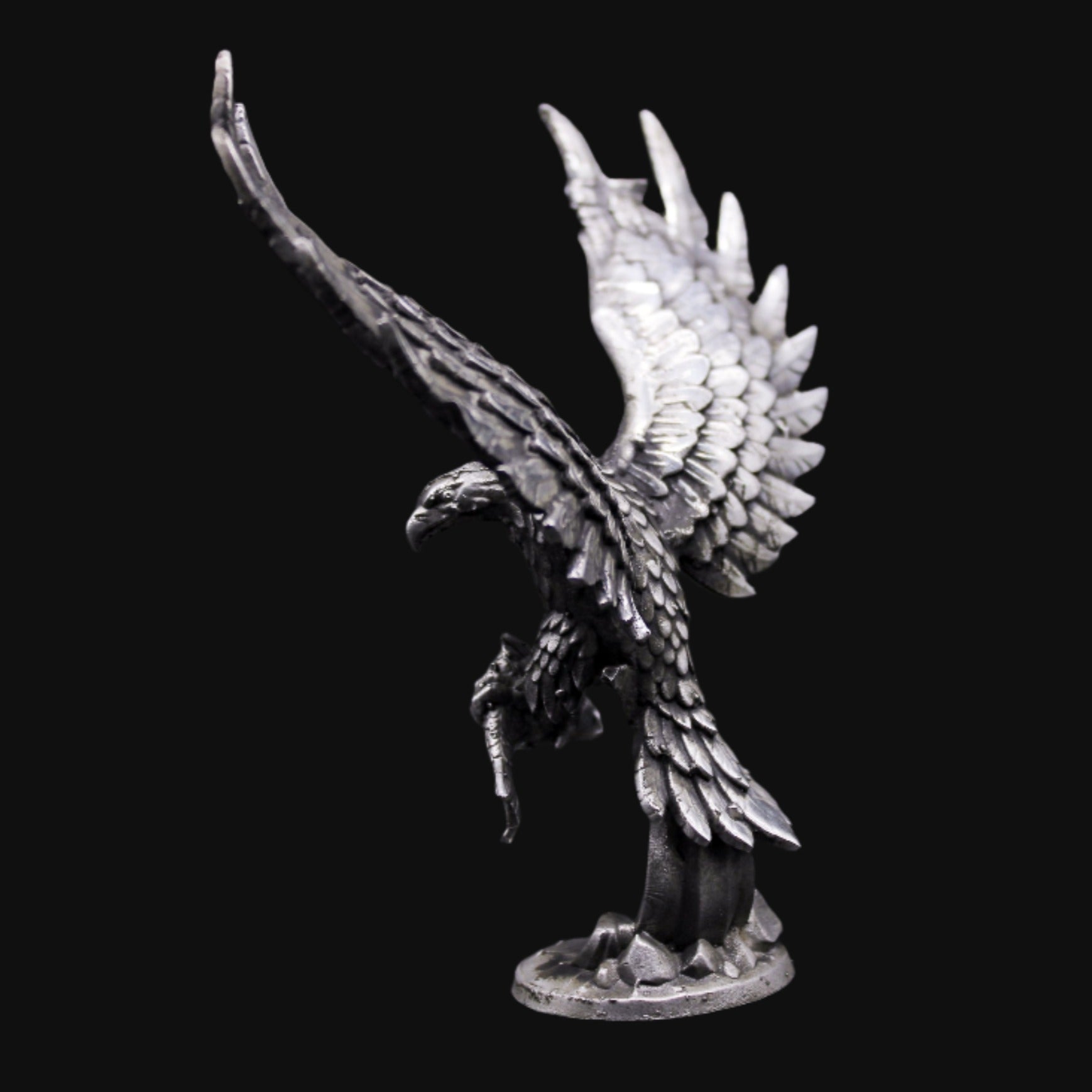 Proud Eagle - SignalOaks Silver Statue