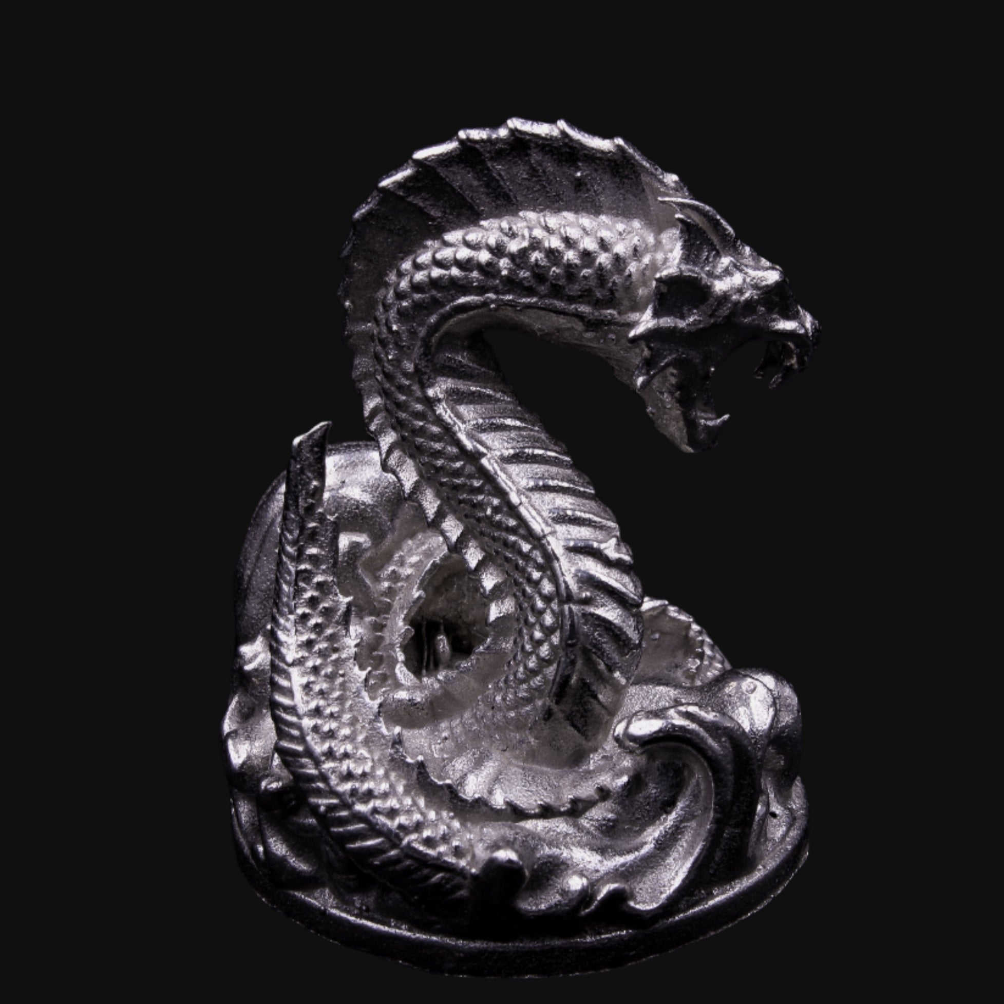 Sea Serpent - SignalOaks Silver Statue