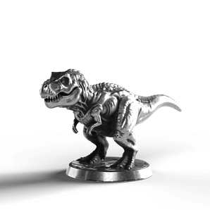 T-Rex - SignalOaks Silver Statue