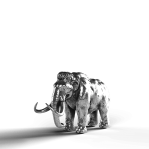 Woolly Mammoth - SignalOaks Silver Statue